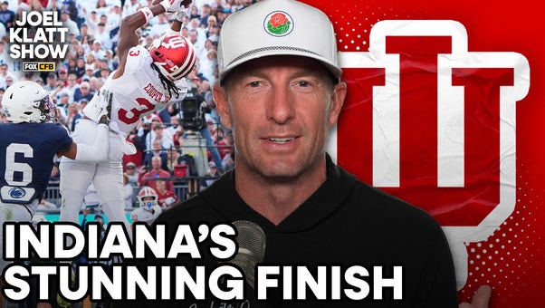 Joel Klatt reacts to Omar Cooper’s INCREDIBLE toe-tap catch to win the game for Indiana 😤