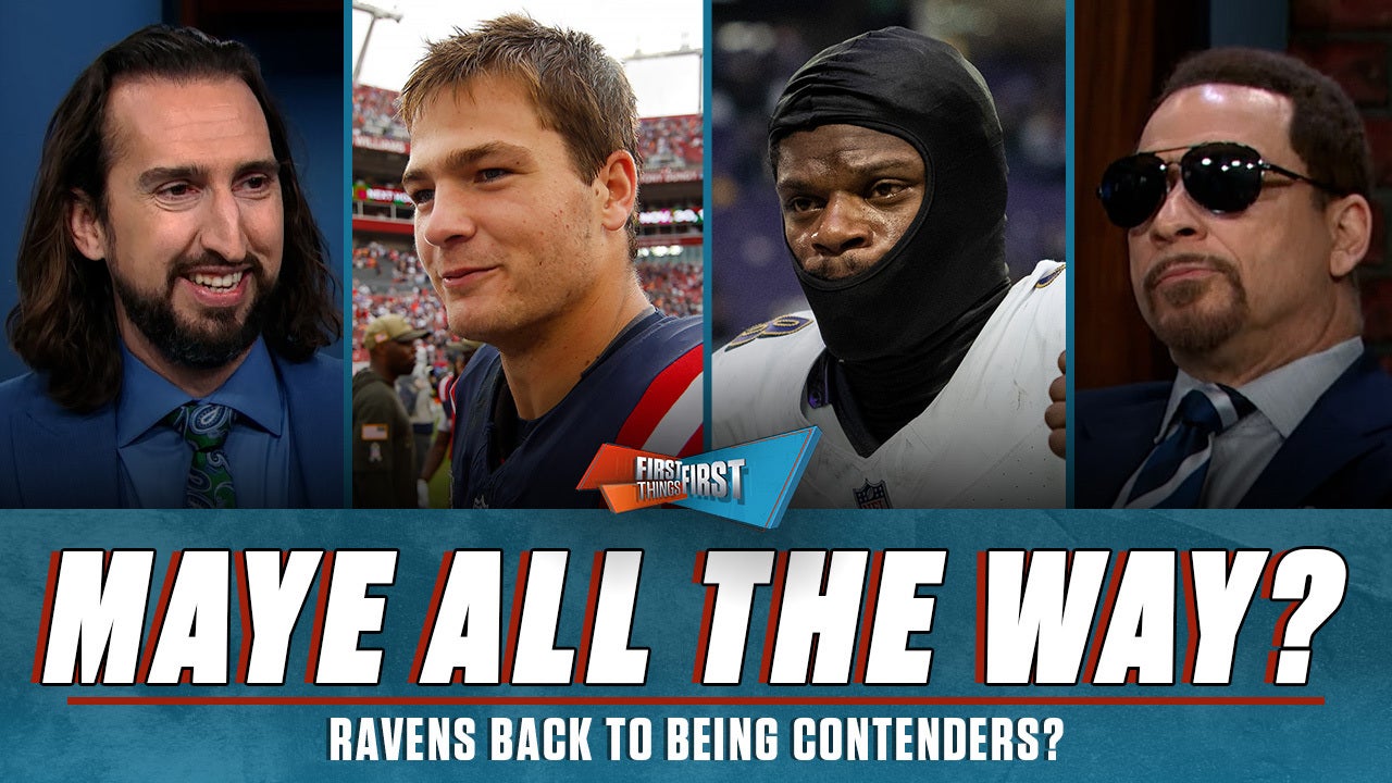 Patriots beat Buccaneers, Bills concerns, Ravens back to being contenders? | FIRST THINGS FIRST