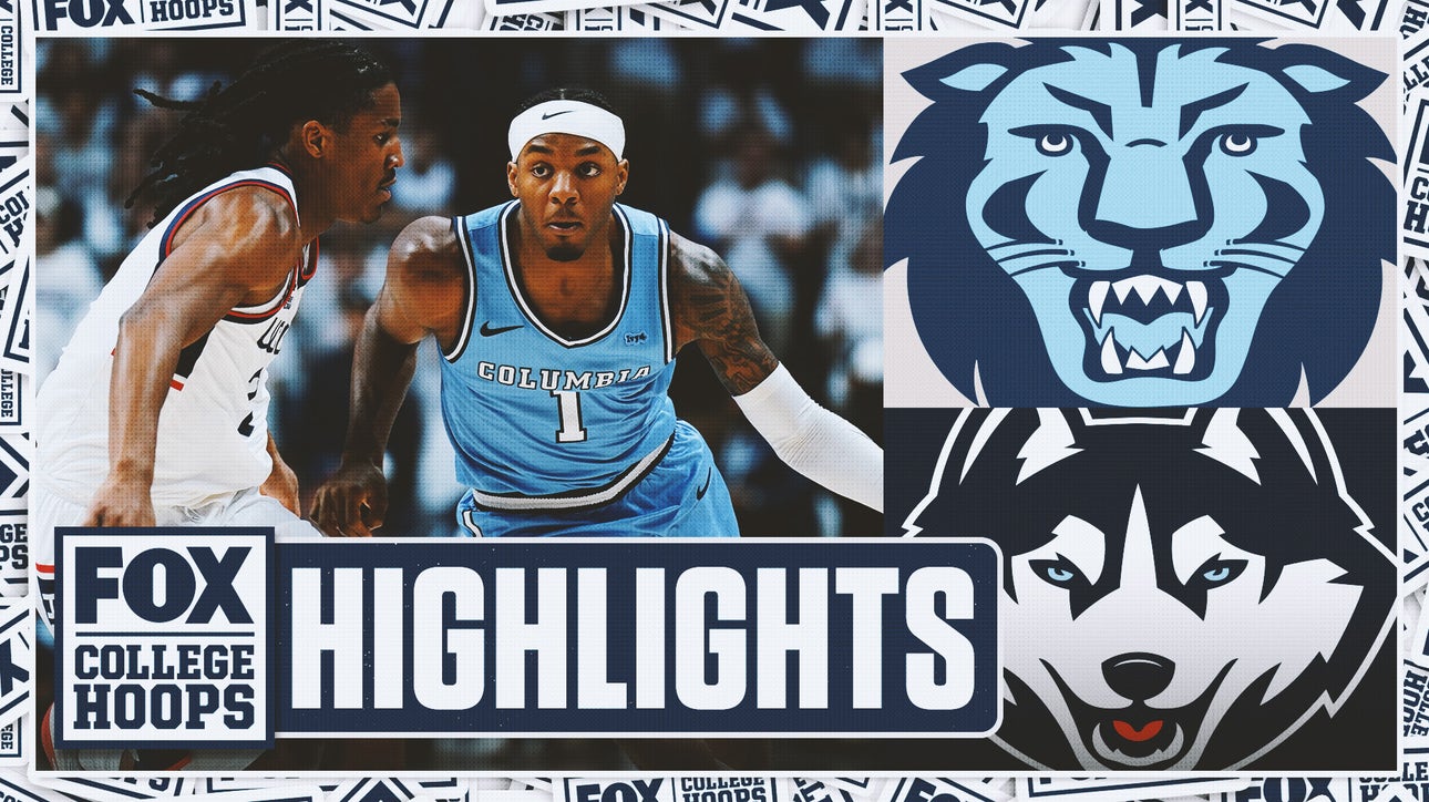 Columbia Lions vs. No. 3 UConn Huskies Highlights | FOX College Hoops