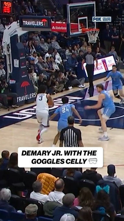 Silas Demary Jr. with the goggles celly 🥽