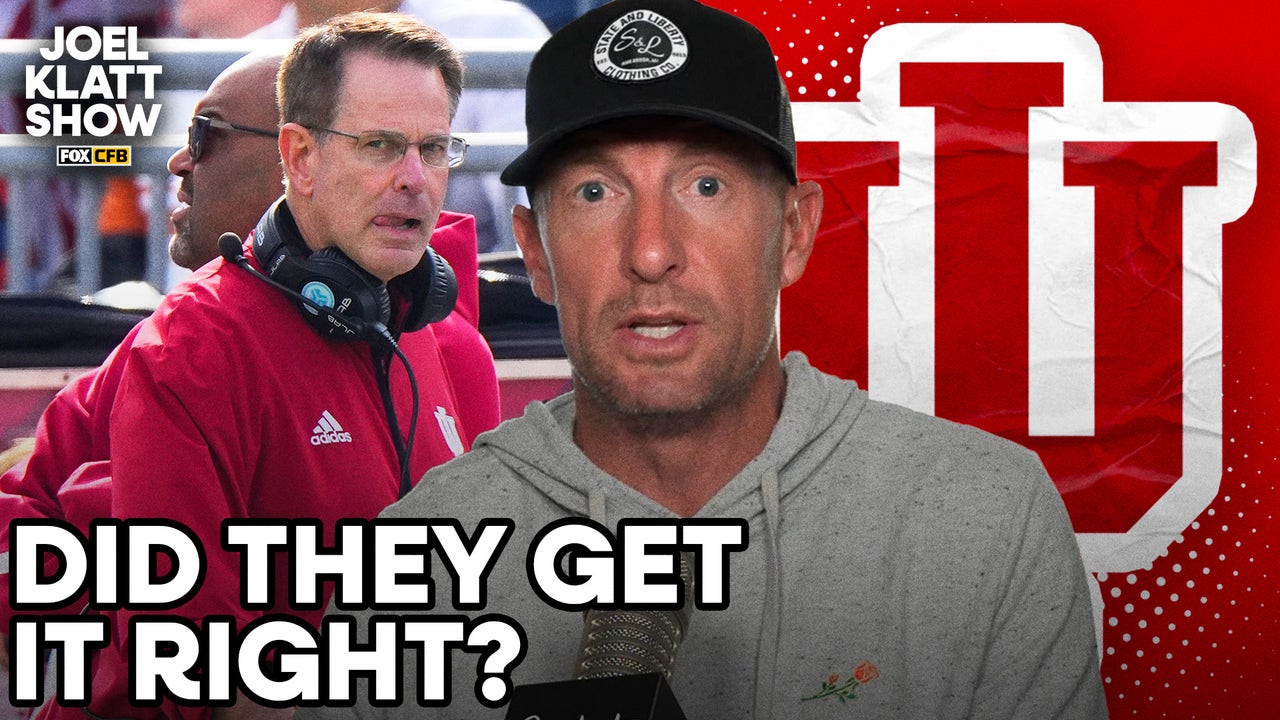 Did the Committee get it right ranking Indiana over Texas A&M? 👀 Joel Klatt Show 