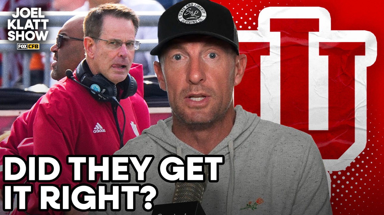 Did the Committee get it right ranking Indiana over Texas A&M? 👀 Joel Klatt Show 