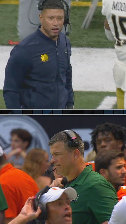 If it comes down to a debate between Miami and Notre Dame, Miami should go to the CFP 👀