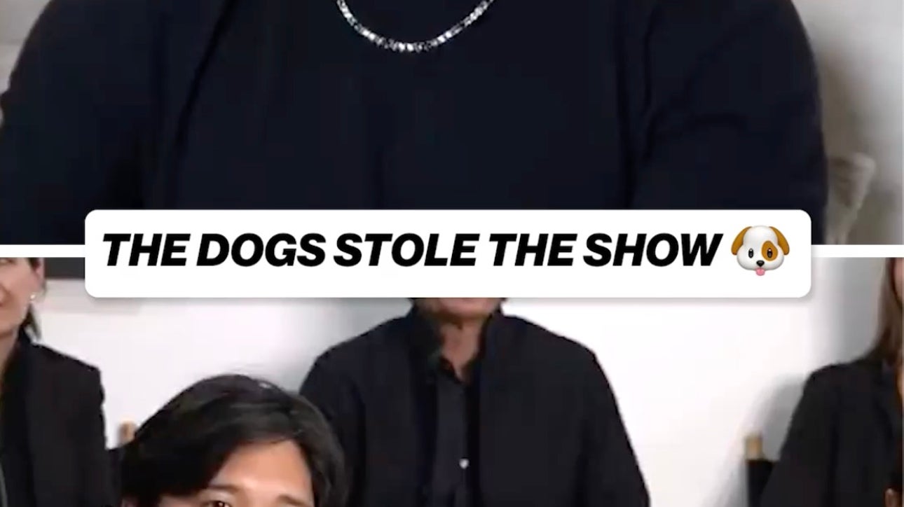 Ohtani and Judge's dogs were there when their owner became the 2025 MVPs 🐕