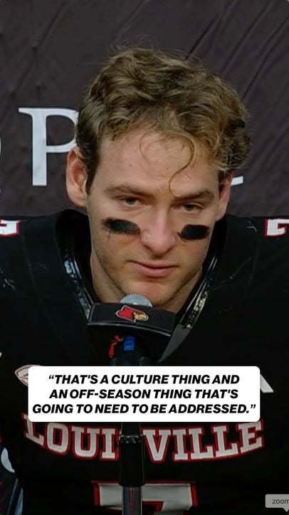 Louisville QB Miller Moss was not happy 😬