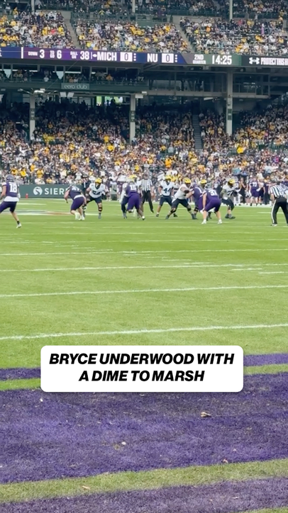 Michigan's Andrew Marsh makes SPECTACULAR CATCH vs. Northwestern