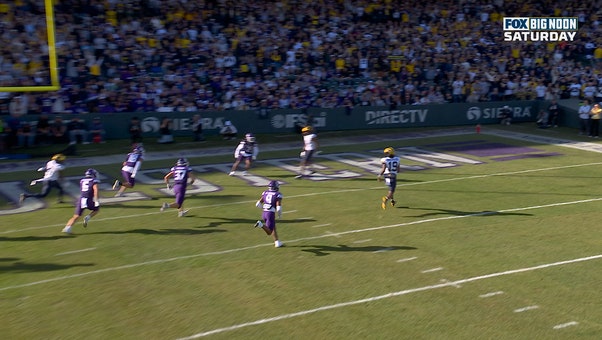 Bryce Underwood rushes for Nine-yard TD to extend Michigan's lead to 14-6 over Northwestern