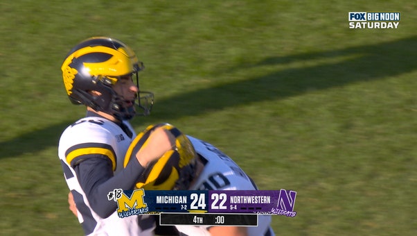 Dominic Zvada drains 31-yard game-winning field goal, helping Michigan defeat Northwestern