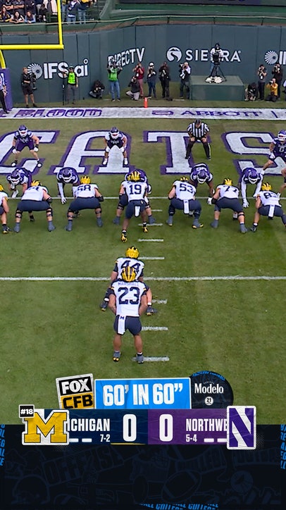 No. 18 Michigan Wolverines vs. Northwestern Wildcats 60in60 🔥 Sponsored by @ModeloUSA #ad #For21+