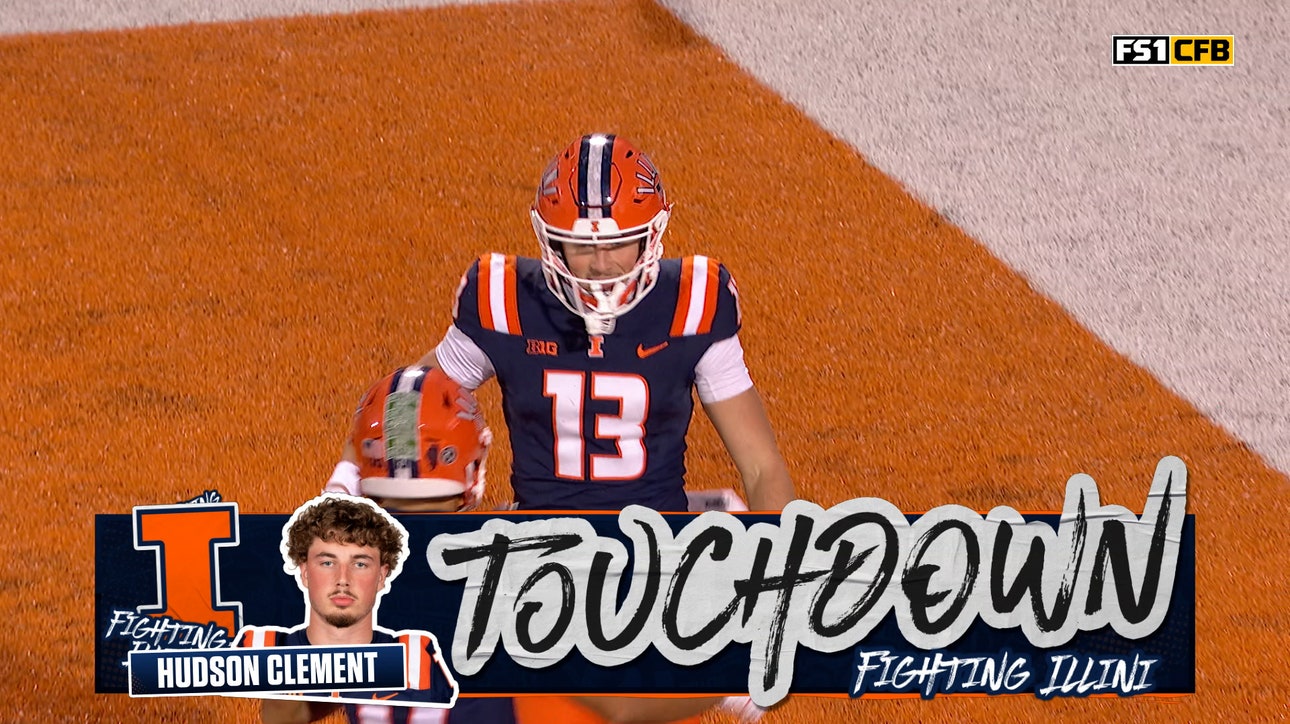 Luke Altmyer finds Hudson Clement for 23-yard TD, extending Illinois' lead over Maryland