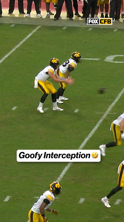 WILD interception for the Trojans 🤣🔥