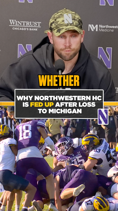 Northwestern has ZERO excuses 🫡