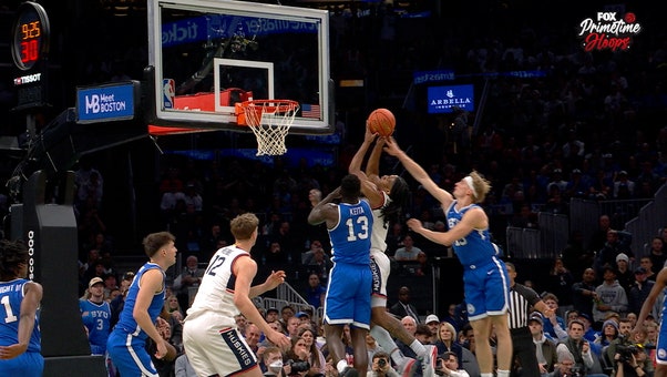 UConn's Silas Demary Jr. makes putback and-one extending lead against BYU