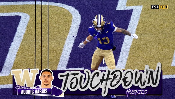 Demond Williams Jr. finds Audric Harris for 61-yard TD, extending Washington's lead over Purdue