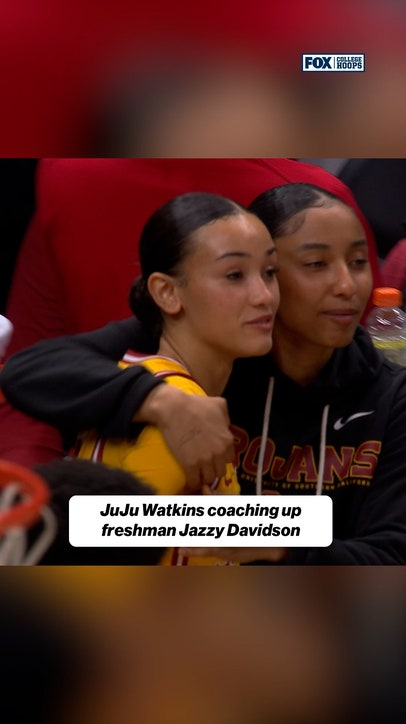 JuJu Watkins coaches up Jazzy Davidson ❤️