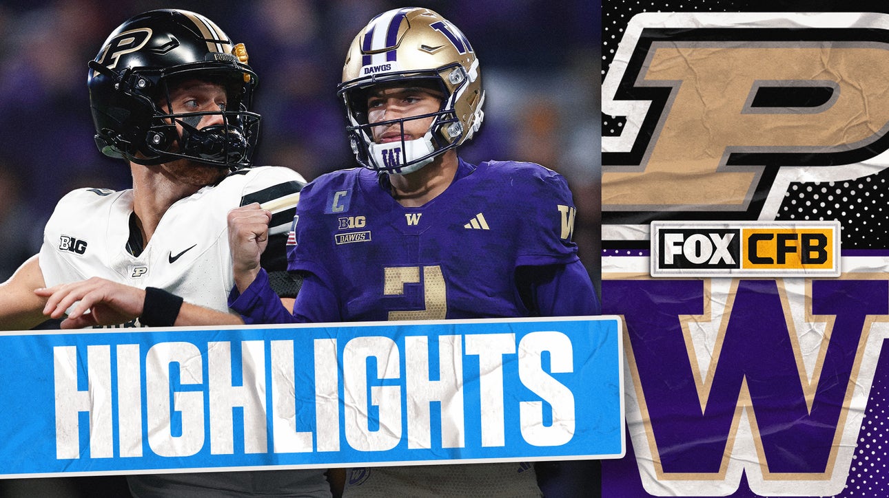 Purdue Boilermakers vs. Washington Huskies Highlights | FOX College Football