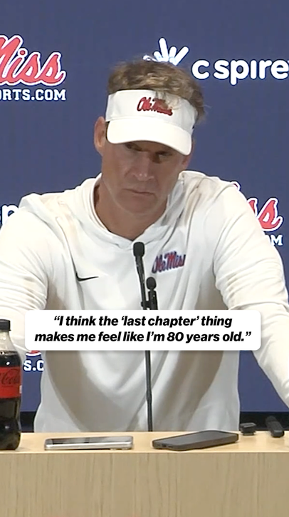 Is this Lane Kiffin's last chapter at Ole Miss? 🤔