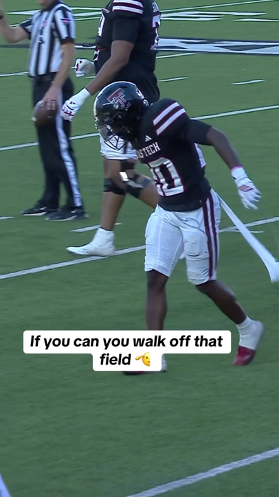 He left it all on the field 😤