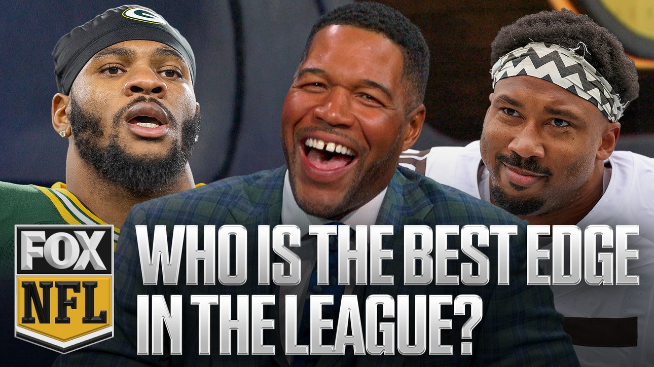 Why Michael Strahan believes Myles Garrett is a better pass rusher than Micah Parsons 👀