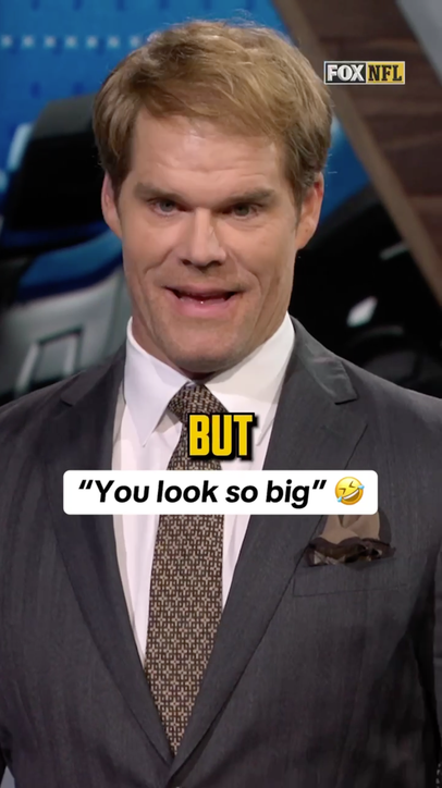 Julian Edelman complimenting Greg Olsen 😂