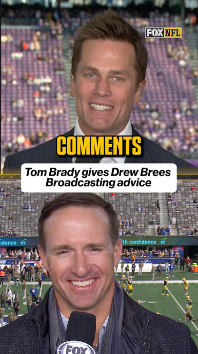 "Don't read all those social media comments" - Tom Brady to Drew Brees 🤣