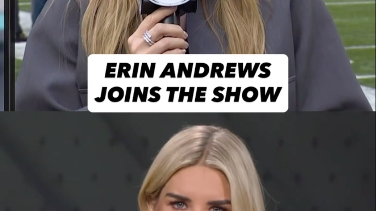 Woohoo! Erin Andrews talks with Charissa Thompson about Bears-Vikings 🙌