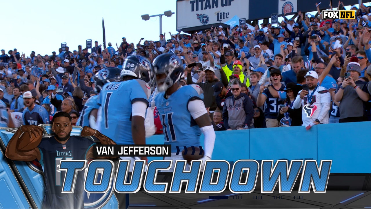 Titans’ Cam Ward connects with Van Jefferson for a 4-yard TD pass to tie Texans | NFL Highlights