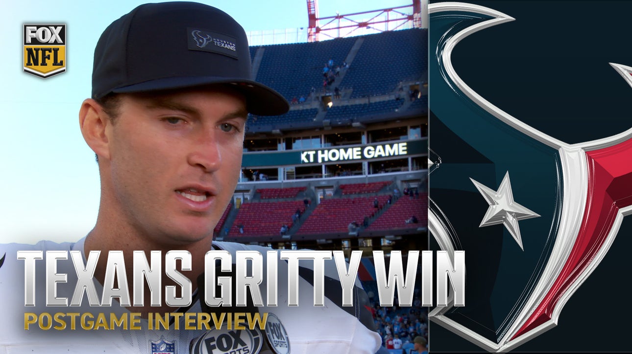 Davis Mills STEPS UP and praises defense in hard-fought Texans victory over the Titans