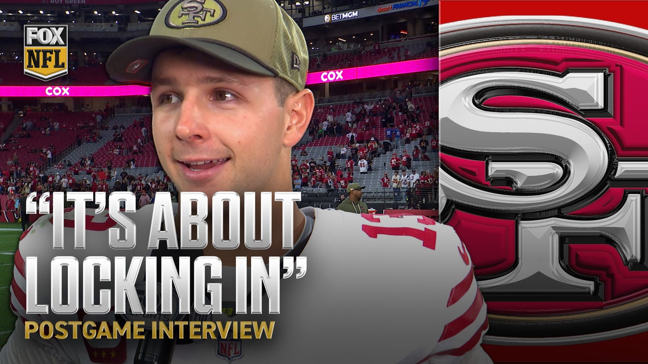 'It felt great to get back out and compete' – Brock Purdy after three TD performance vs. Cardinals