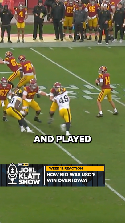 How big was USC's win over Iowa? 🤔