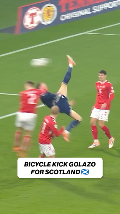 TAKE A BOW SCOTT MCTOMINAY 🏴󠁧󠁢󠁳󠁣󠁴󠁿 THIS BICYCLE KICK GOLAZO IS ONE TO REMEMBER