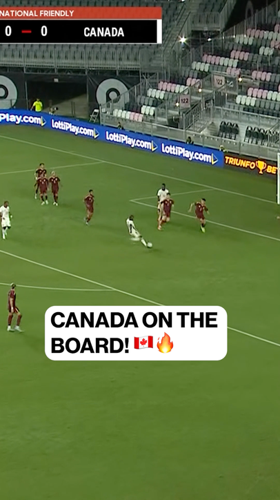 Canada gets on the board! 🔥