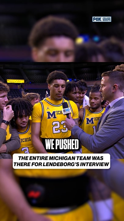 All love for Yaxel Lendeborg postgame 🤩