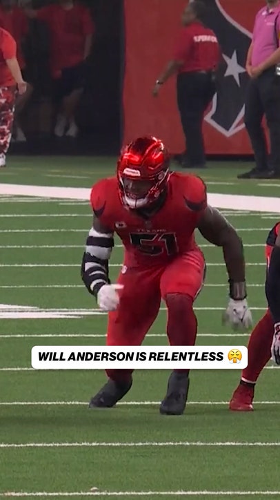 Will Anderson cannot be stopped 😤