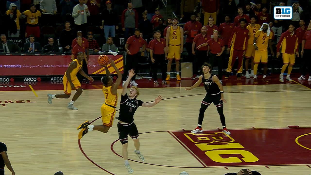 USC's Jordan Marsh buries buzzer beater in triple OT to stun Troy