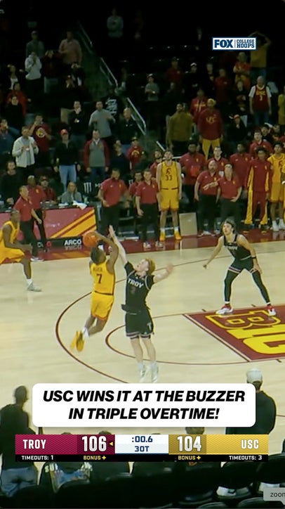 USC wins it at the buzzer in triple OT! 🤯