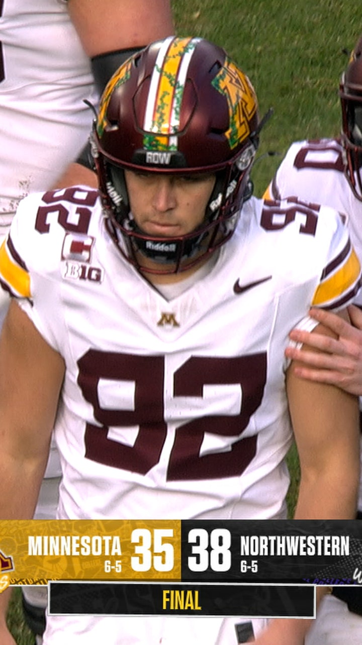 Brady Denaburg misses game-tying FG, Northwestern wins in dramatic fashion against Minnesota