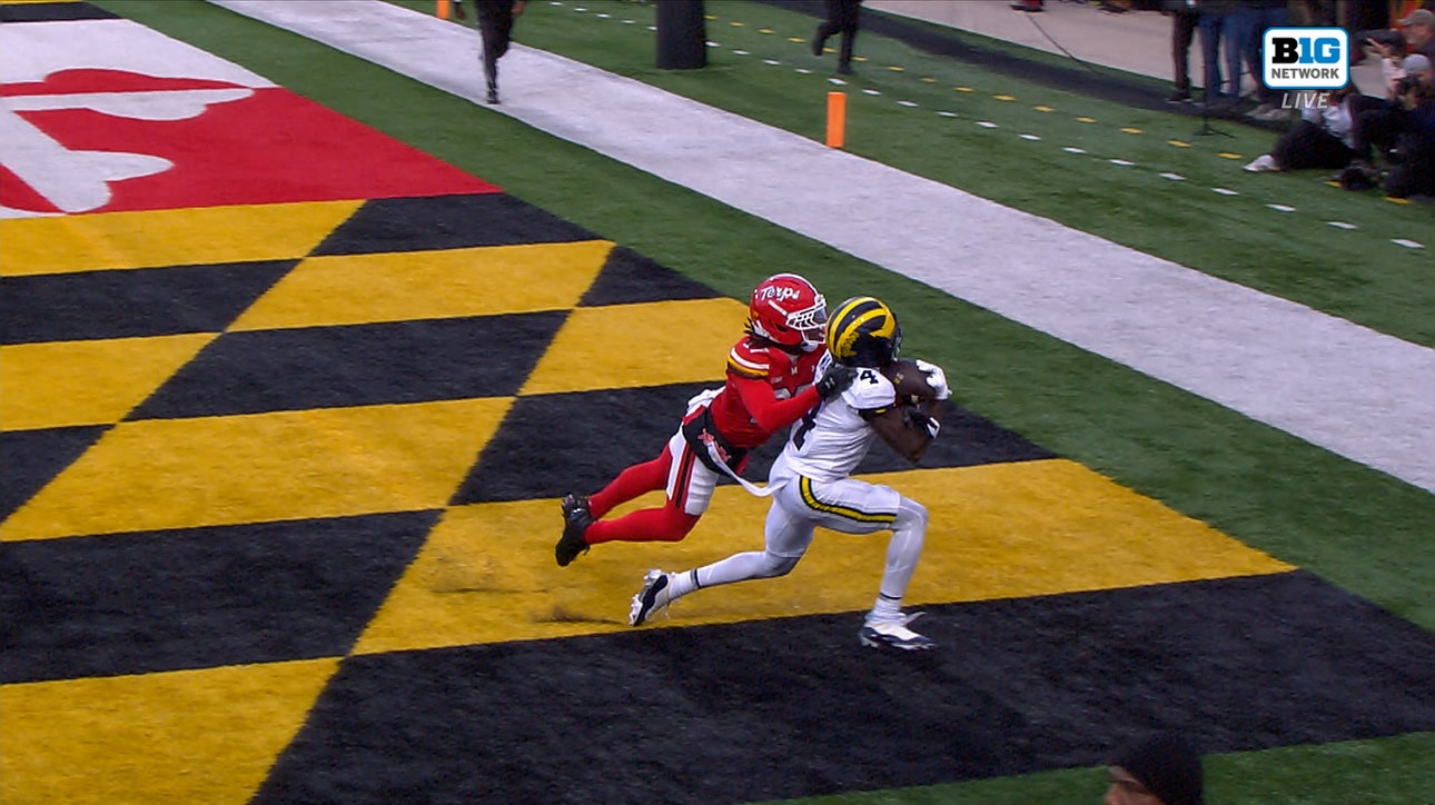 Michigan's Bryce Underwood passes 17-yard TD to Andrew Marsh, tying score against Maryland