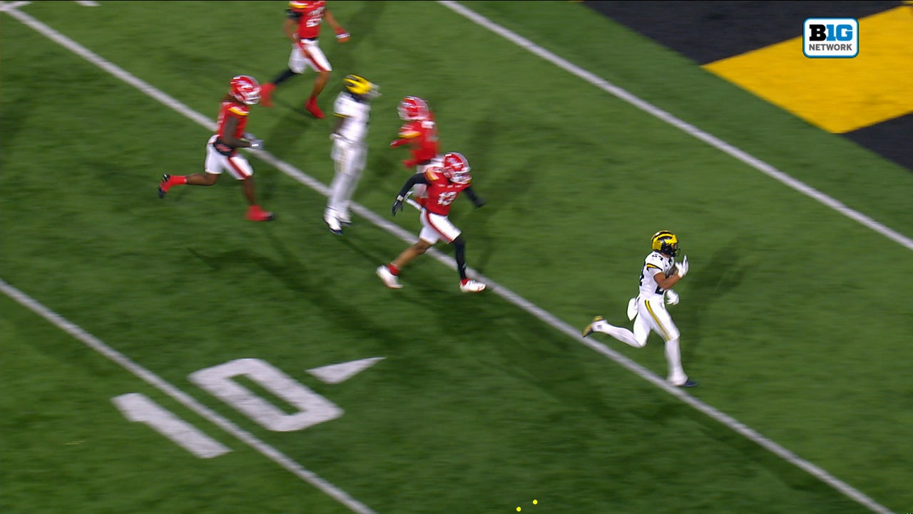 Bryson Kuzdzal rushes for 19-yard TD, extending Michigan's lead over Maryland