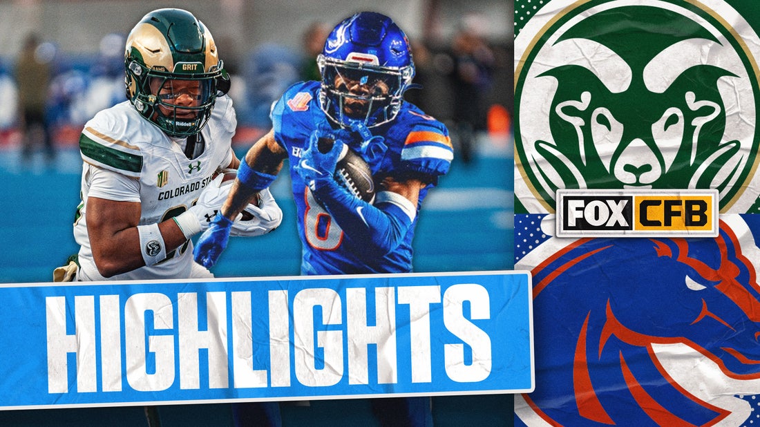 Colorado State Rams vs. Boise State Broncos Highlights | FOX College Football