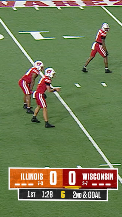 Wisconsin UPSETS Illinois 👀