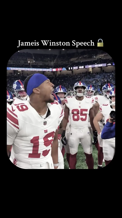 Jameis Winston speeches are SO BACK 😤