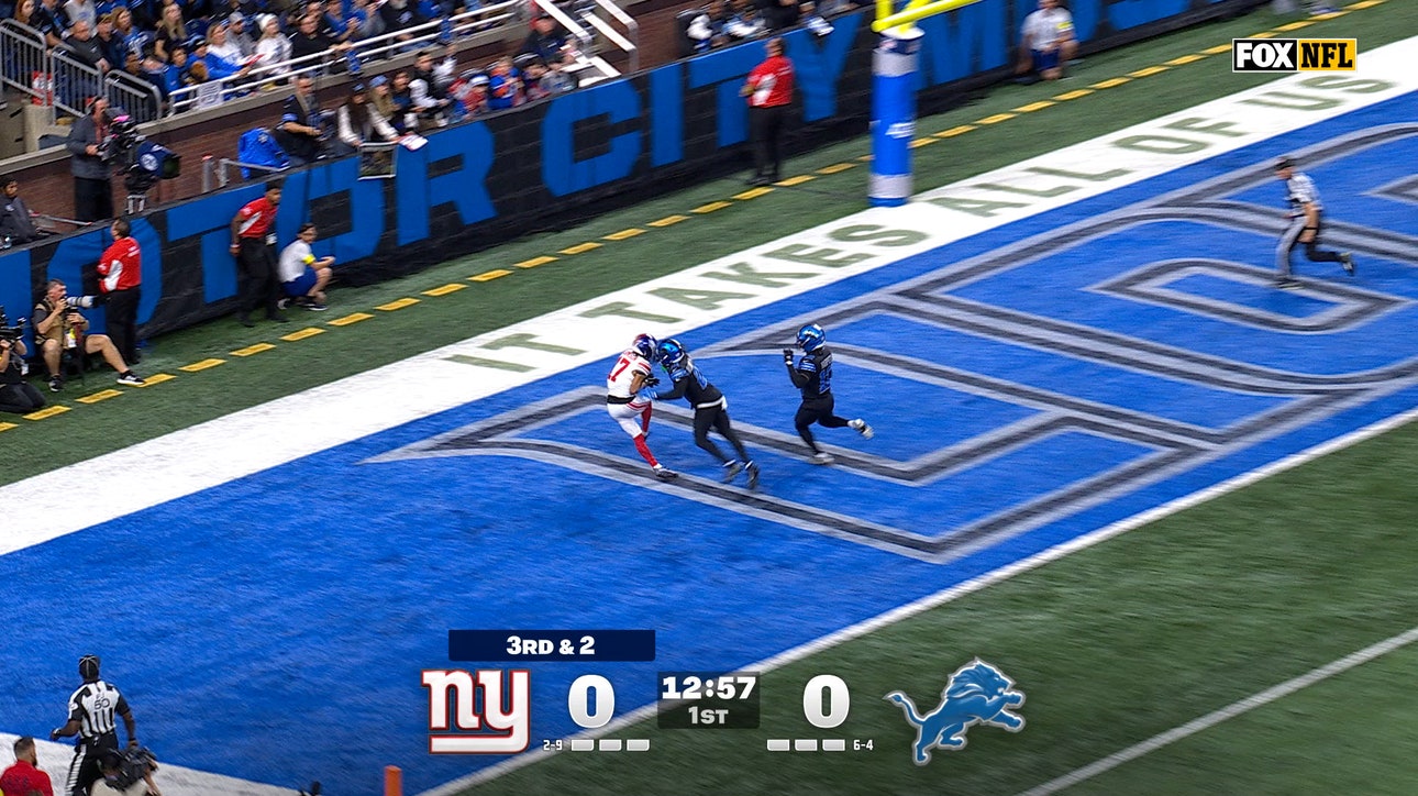 Jameis Winston finds Wan'Dale Robinson off FLEA FLICKER for 39-yard TD to give Giants a lead over Lions