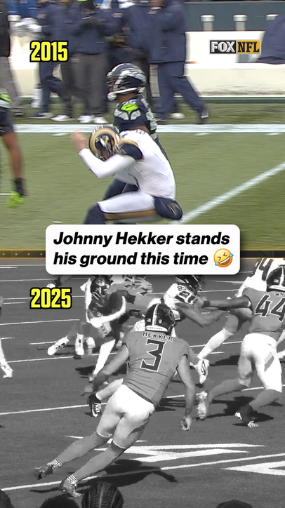 Johnny Hekker flips the script 10 years later against the Seahawks 🤣