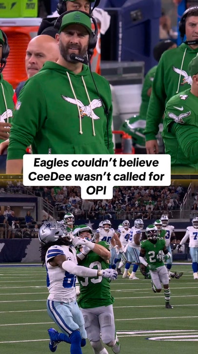 Eagles were SURPRISED this wasn't OPI on CeeDee Lamb 🤔