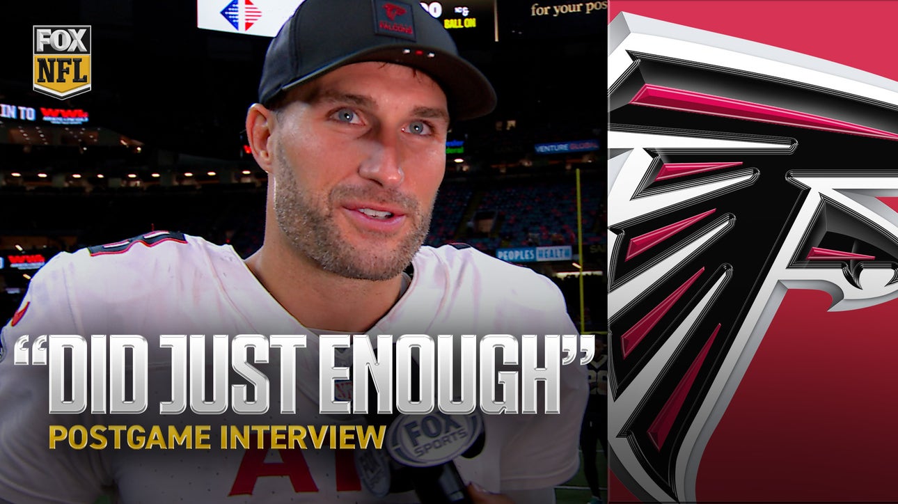 ‘Total team win’ 💪 Falcons’ Kirk Cousins on 24-10 win over Saints | NFL on FOX
