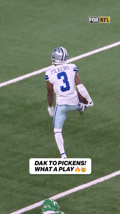 Dak connects with Pickens on the long ball! 🎯🔥