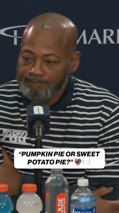 Terry Smith answers a hard-hitting question during Thanksgiving week 😅