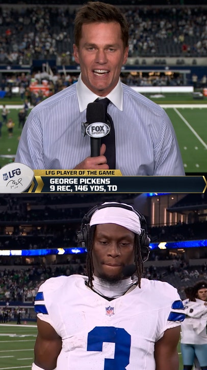 George Pickens is Tom Brady's LFG Player of Game 🏆
