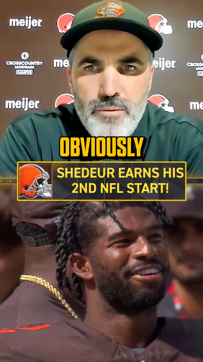 Browns are rolling with Shedeur Sanders after his first NFL win!